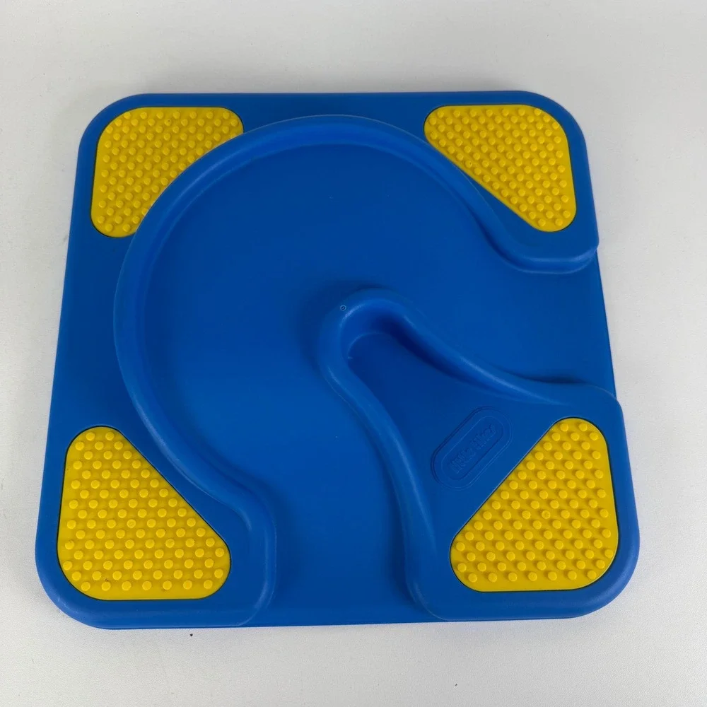 Little Tikes Sensory Stepping Stones Balance Path Tiles Blue Green Yellow Set 3
